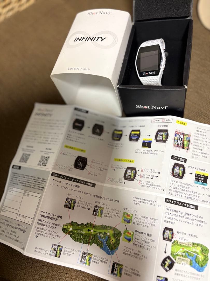 Shot Navi INFINITY GPSナビ ホワイト