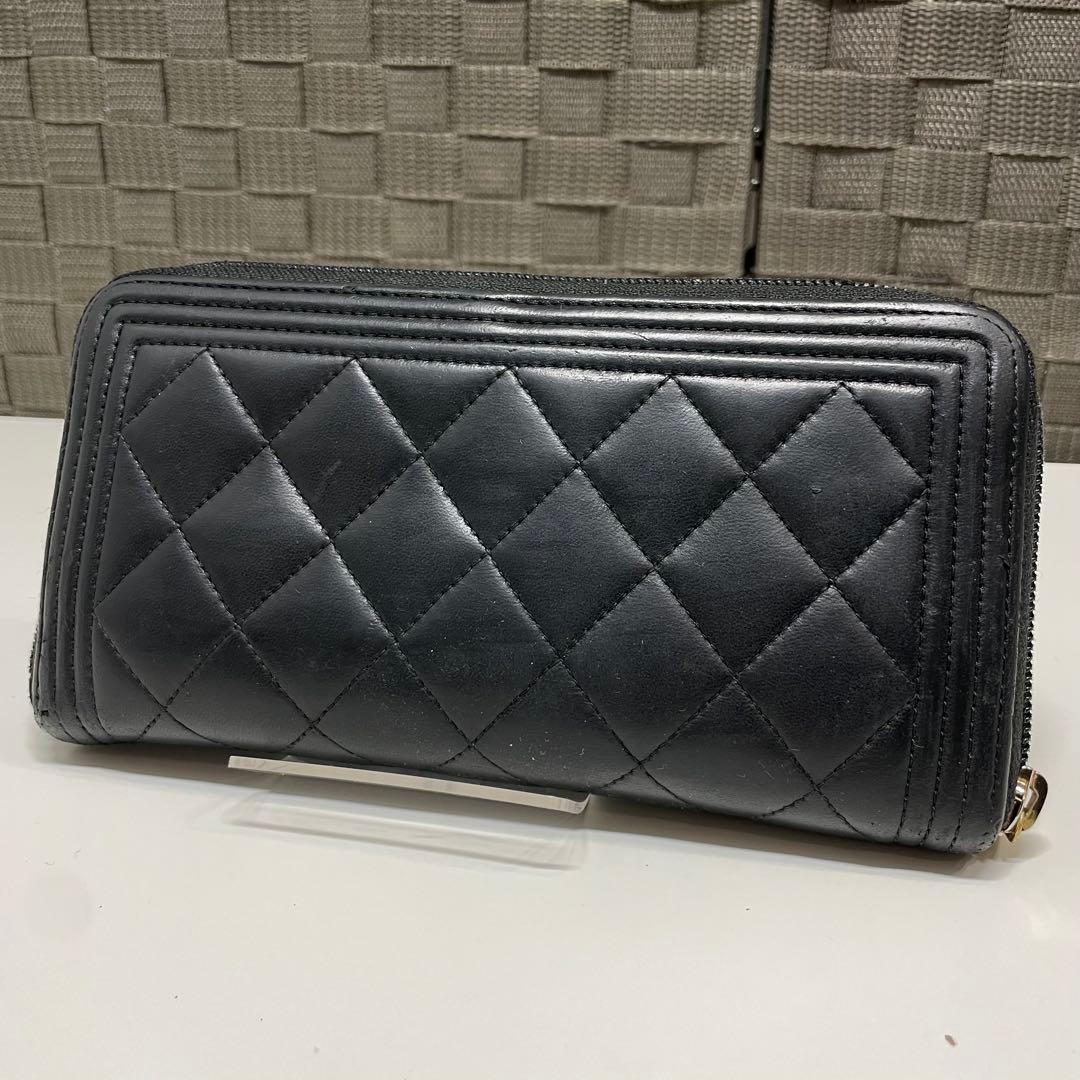 ★*✨様 CHANEL ボーイシャネル　 ブラック キルティング 長財布