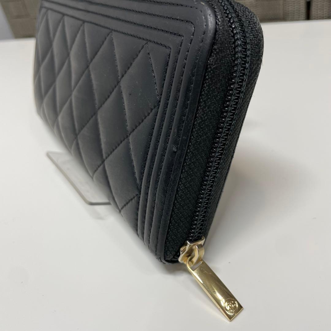 ★*✨様 CHANEL ボーイシャネル　 ブラック キルティング 長財布