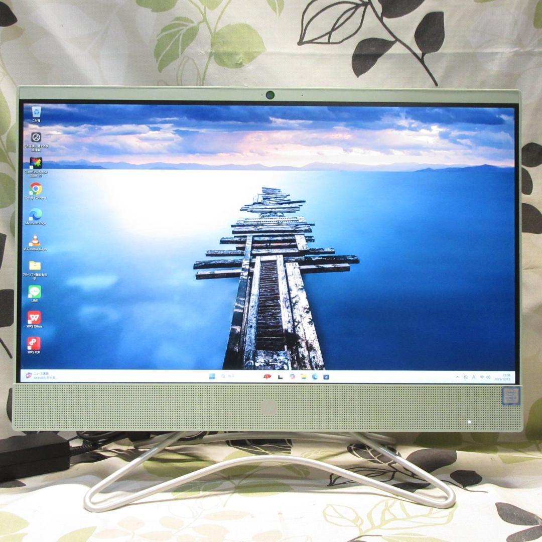 Win11公式対応8世代i3/メ8/SSD+HDD/DVD/カメラ/無線/タッチ