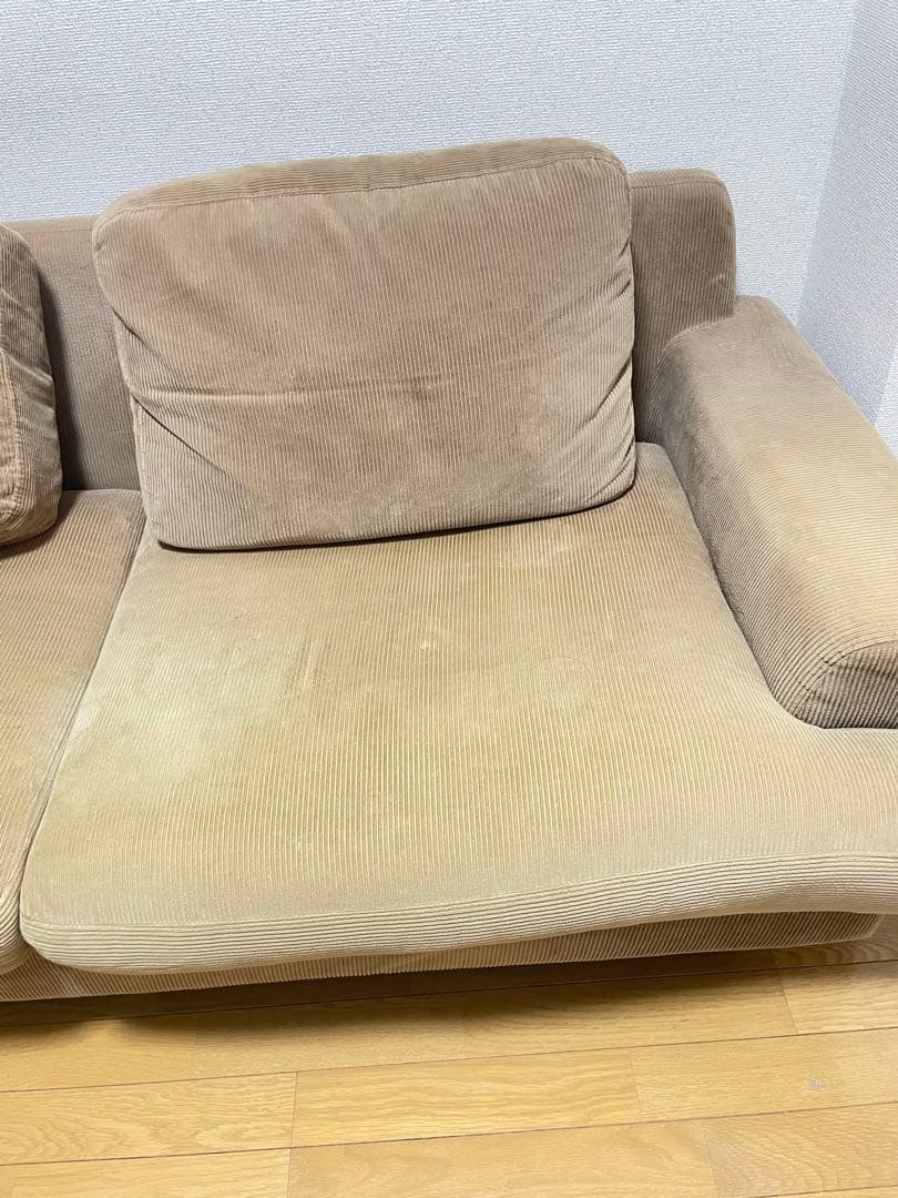 unico GREIG カバーリングソファ 3シーター