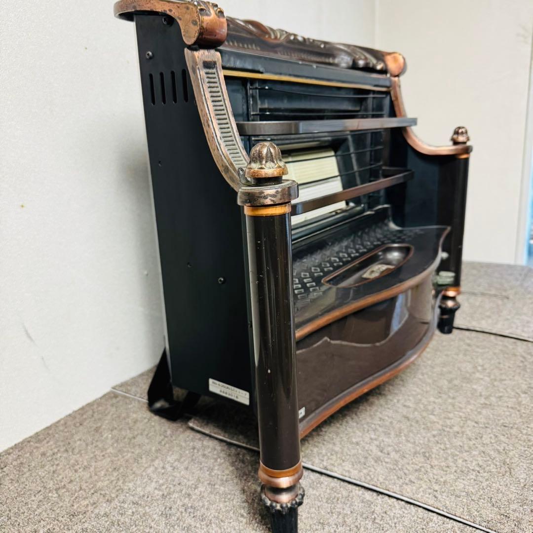 C41アンティーク品✨リンナイ ガスストーブ 都市ガス用 暖炉型 インテリア