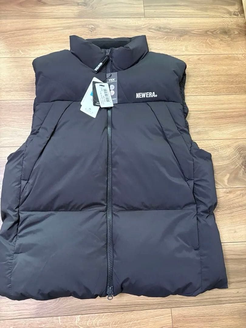 NEW ERA ブラック ダウンベスト XLサイズ ニューエラ