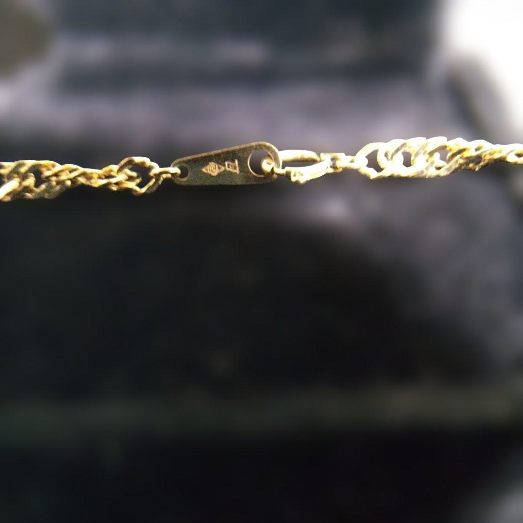 造幣局　K18　750　スクリューネックレス　男女兼用