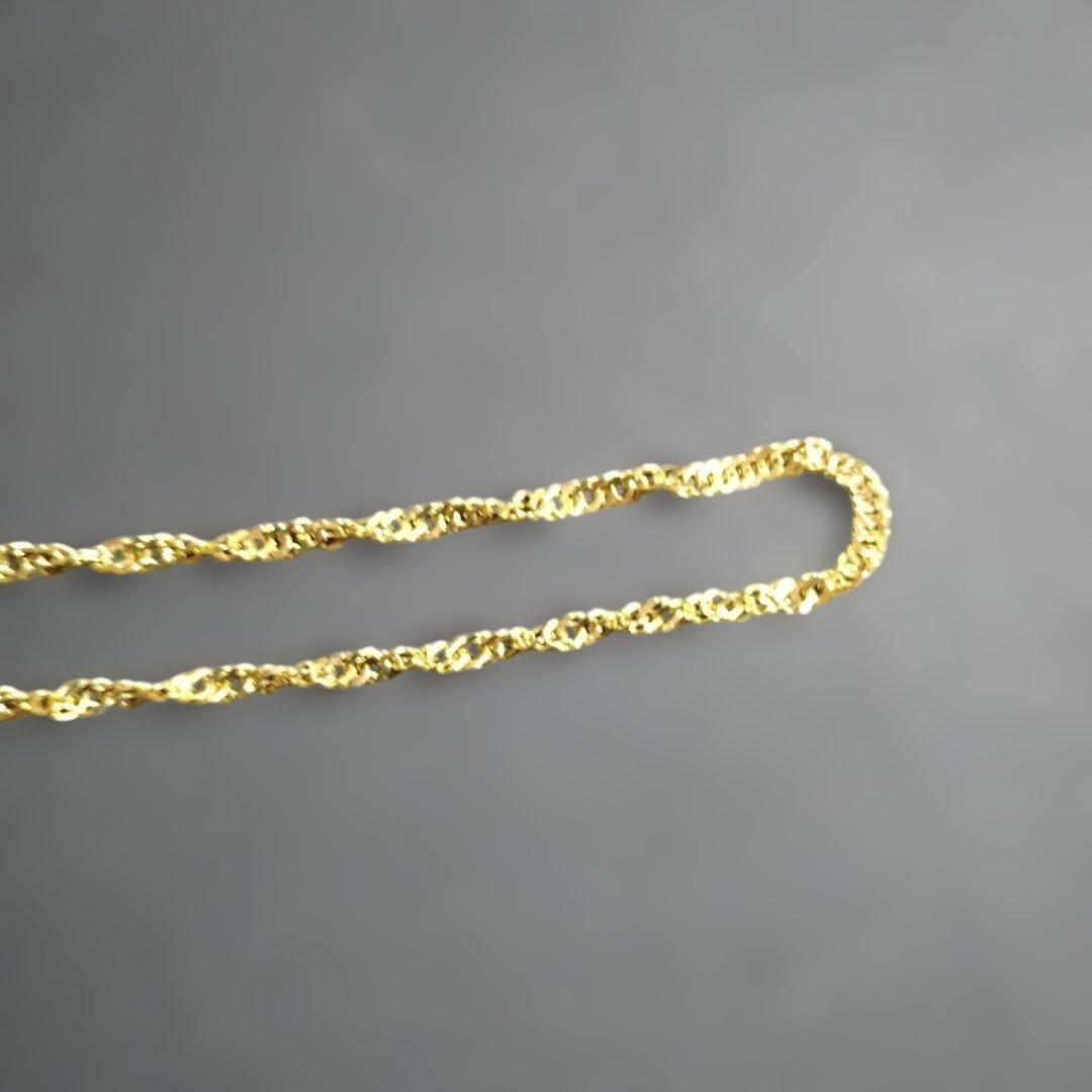 造幣局　K18　750　スクリューネックレス　男女兼用