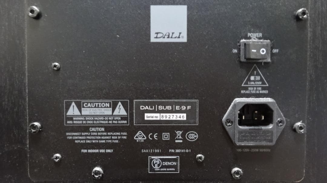 スピーカー・ウーファー DALI SUB E-9 F