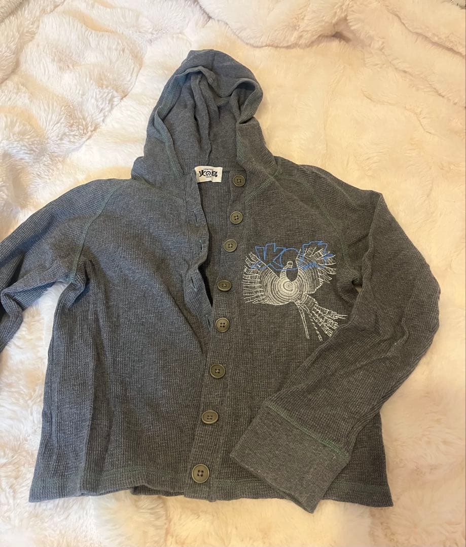 【office kiko】火の鳥 BUTTON-DOWN HOODIE