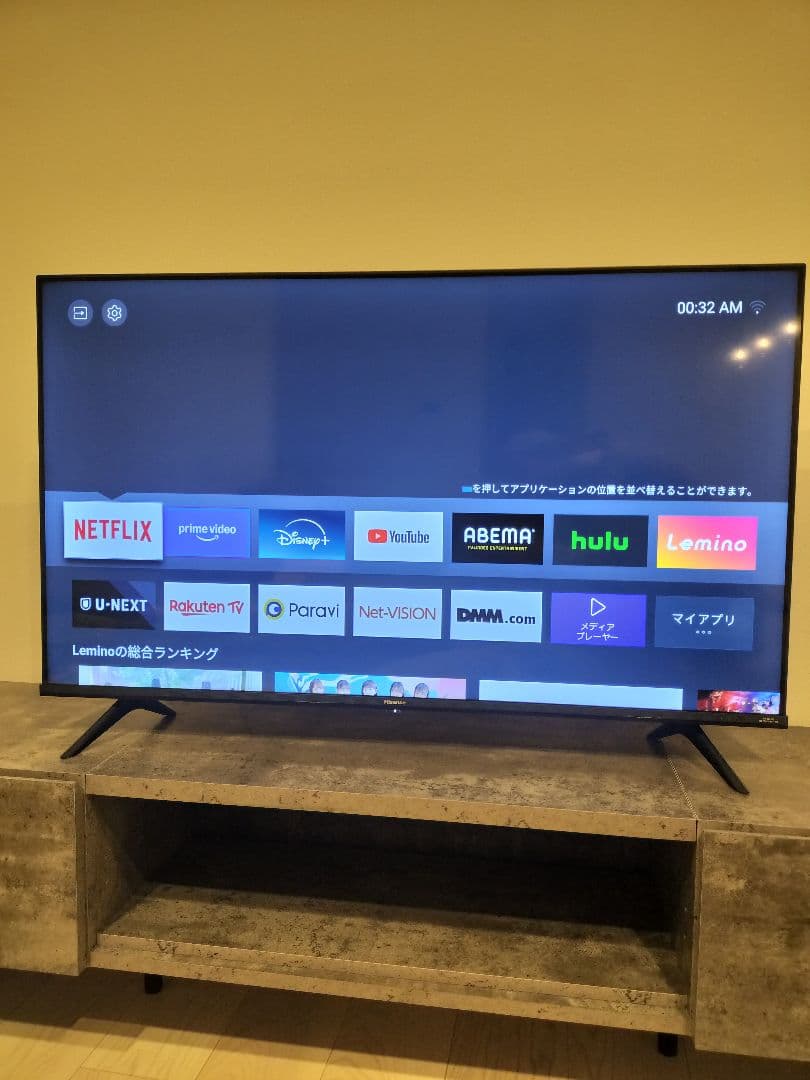 Hisense 43E6G 43インチ 4Kチューナー内蔵 2023年製