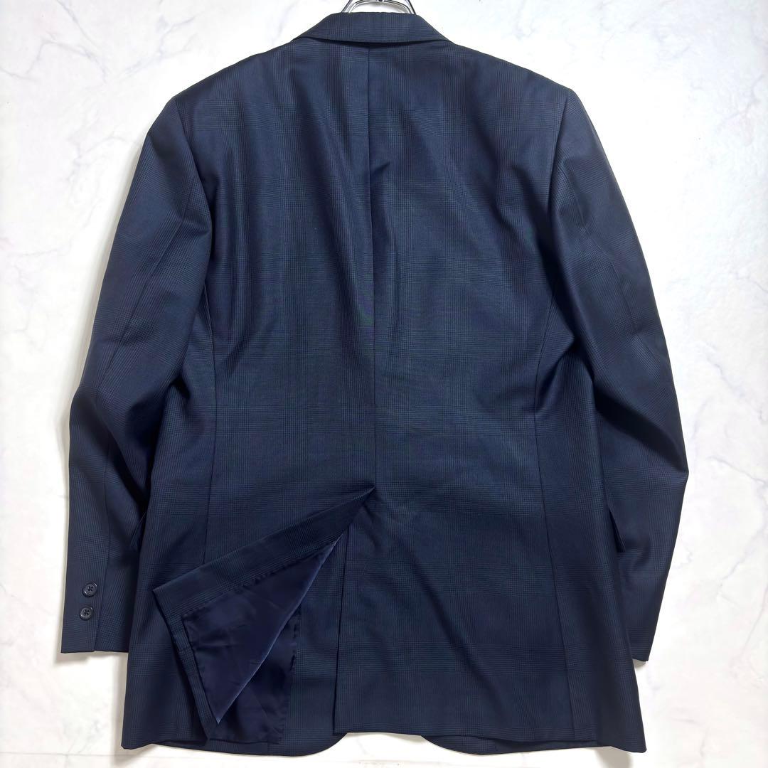 ブルックスブラザーズ セットアップ 【カノニコ】 グレンチェック 艶 ネイビー