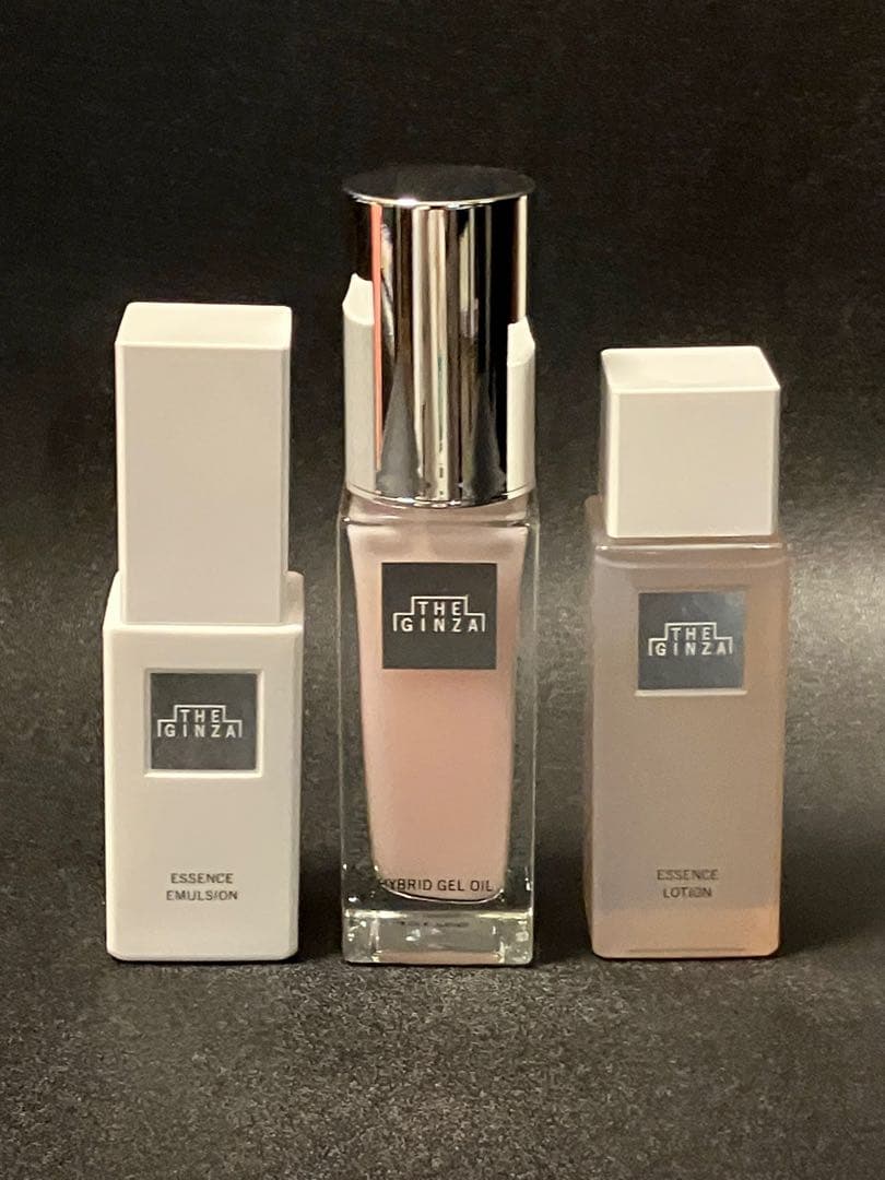 THE GINZAエッセンスローション、エマルジョン、ジェルオイル (2セット）
