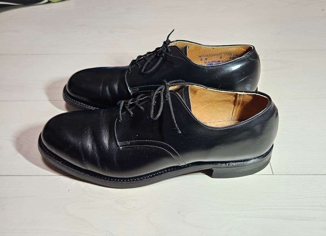 【極美品】80's US NAVY Service Shoes サービスシューズ