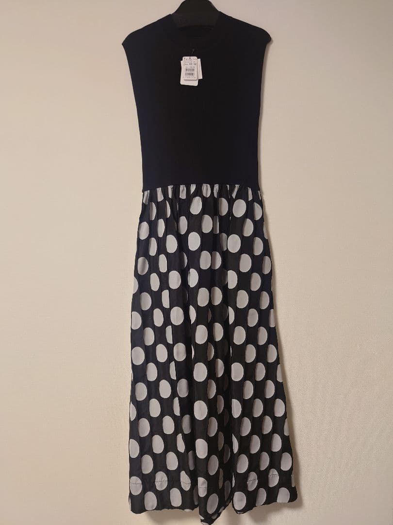 こ*ん様 ヤマダヤ　FENNELドットドッキングワンピース