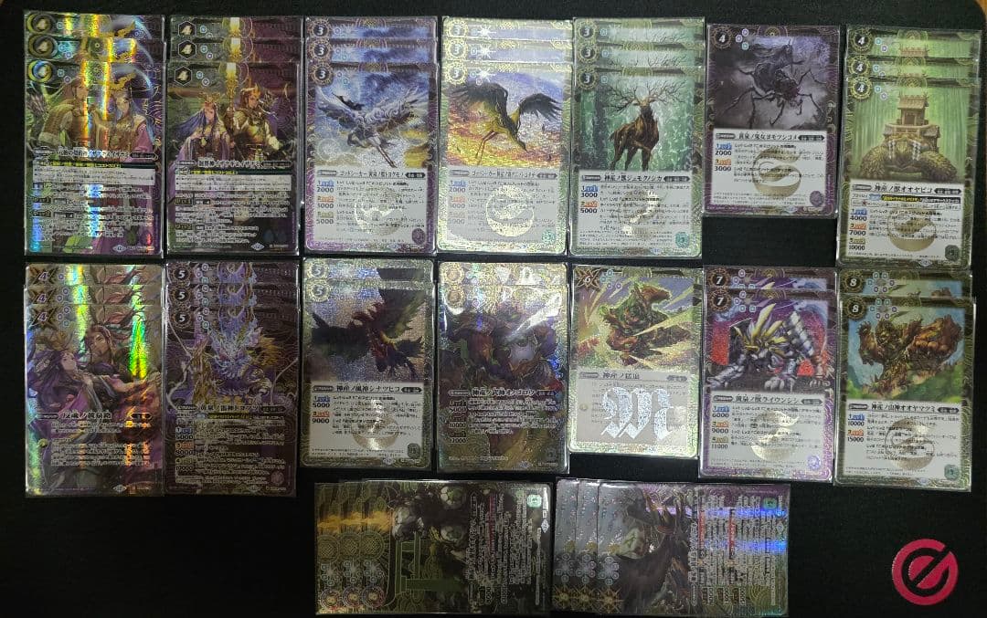 元始の契約神イザナギ&イザナミ 全シークレットデッキ+パーツ セット