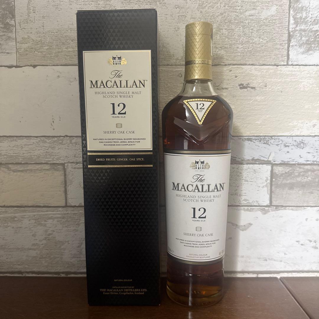 新品未開封　マッカラン12年　シェリーオークカスク