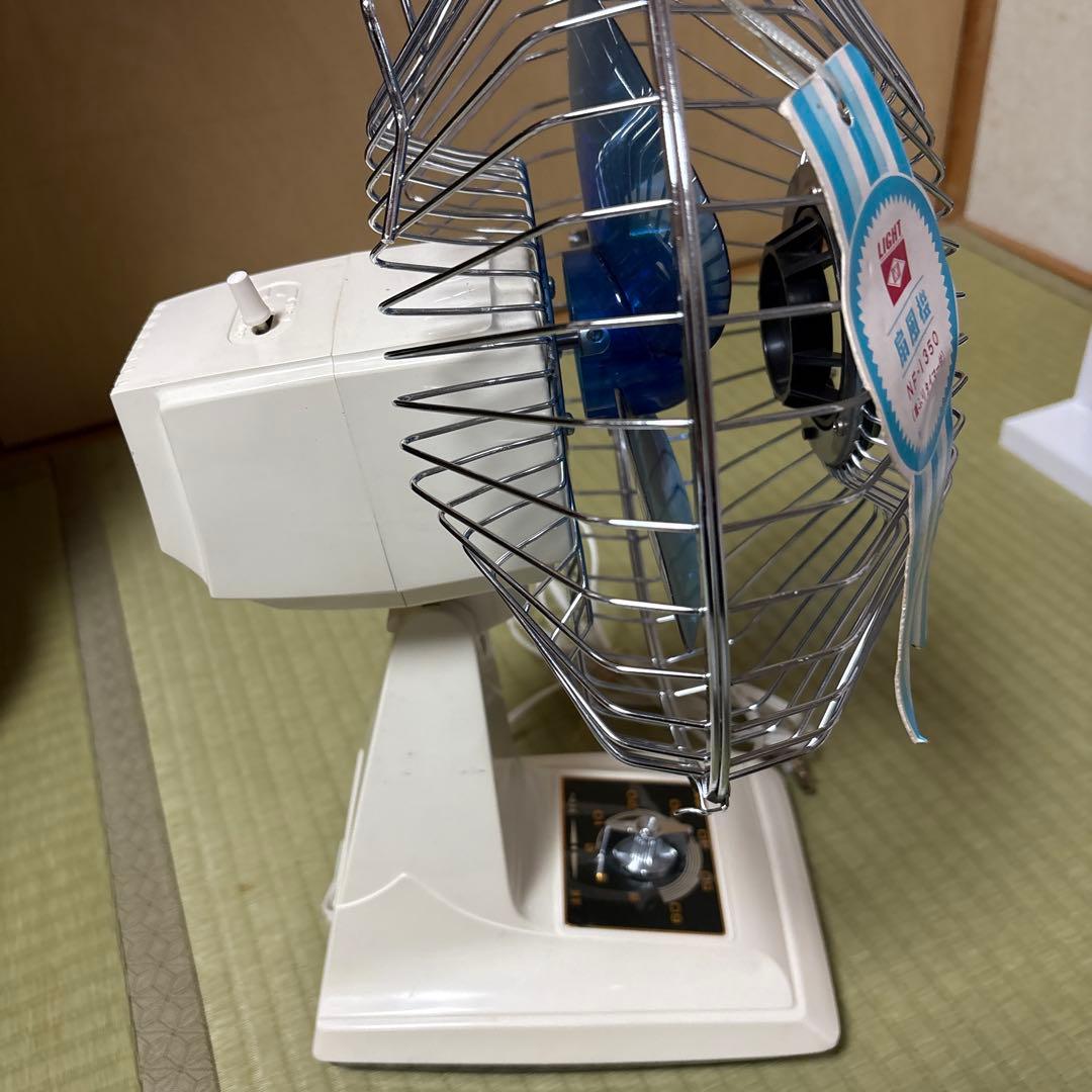 卓上扇風機 NF-350 青/白 タイマー付き