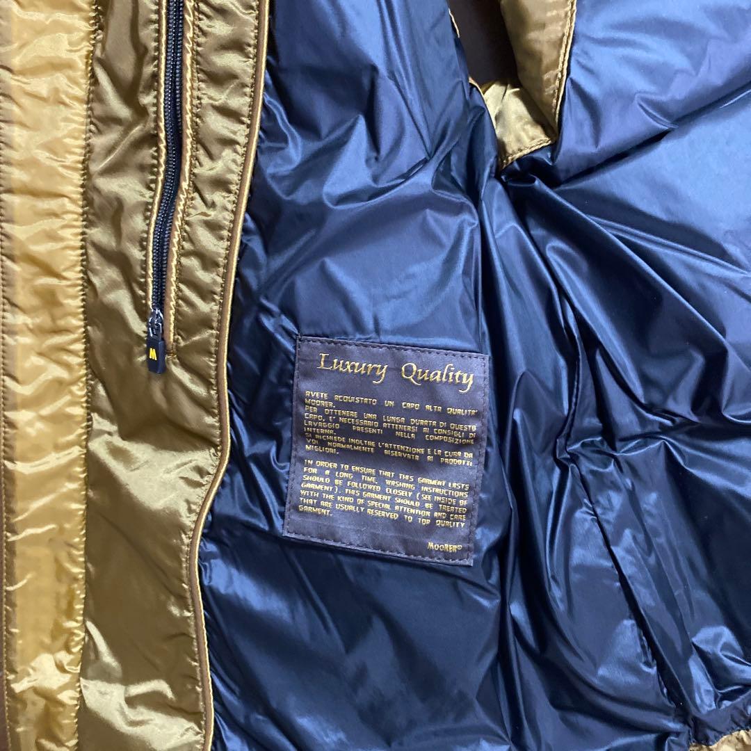 新品未使用　限定カラー　激レア　ムーレー　Moorer ハニーダウンベスト 48