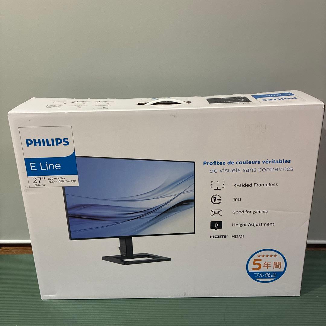 【限定値下】PHILIPS 液晶ディスプレイ PCモニター　27インチ