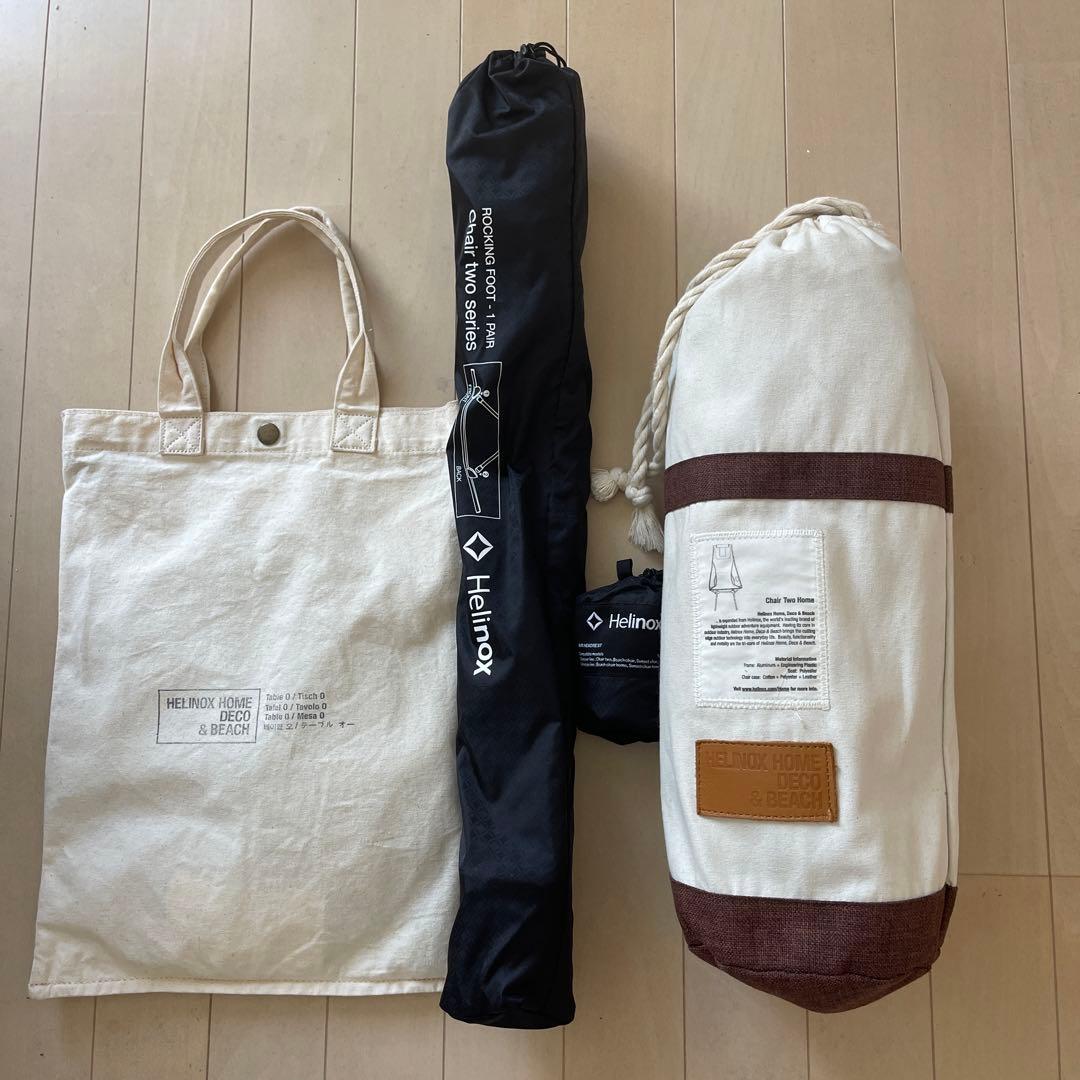 ヘリノックス チェア　 DECO&BEACHのフルセット