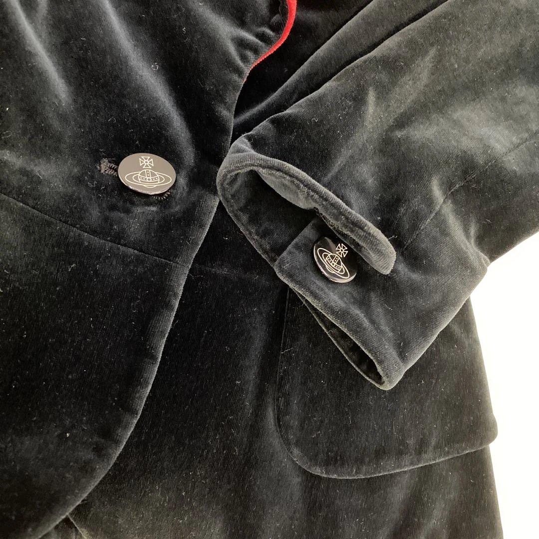 Vivienne Westwood RED LABEL ラブジャケットベロア赤黒