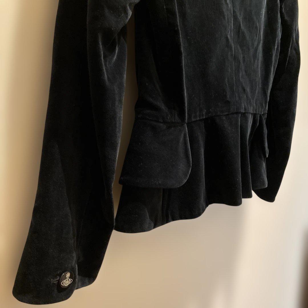 Vivienne Westwood RED LABEL ラブジャケットベロア赤黒