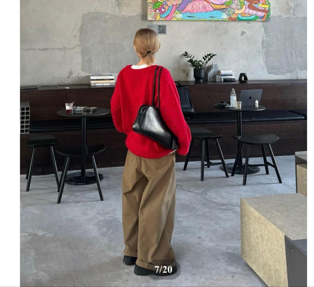 パンツ FASHIRU wide chino slacks