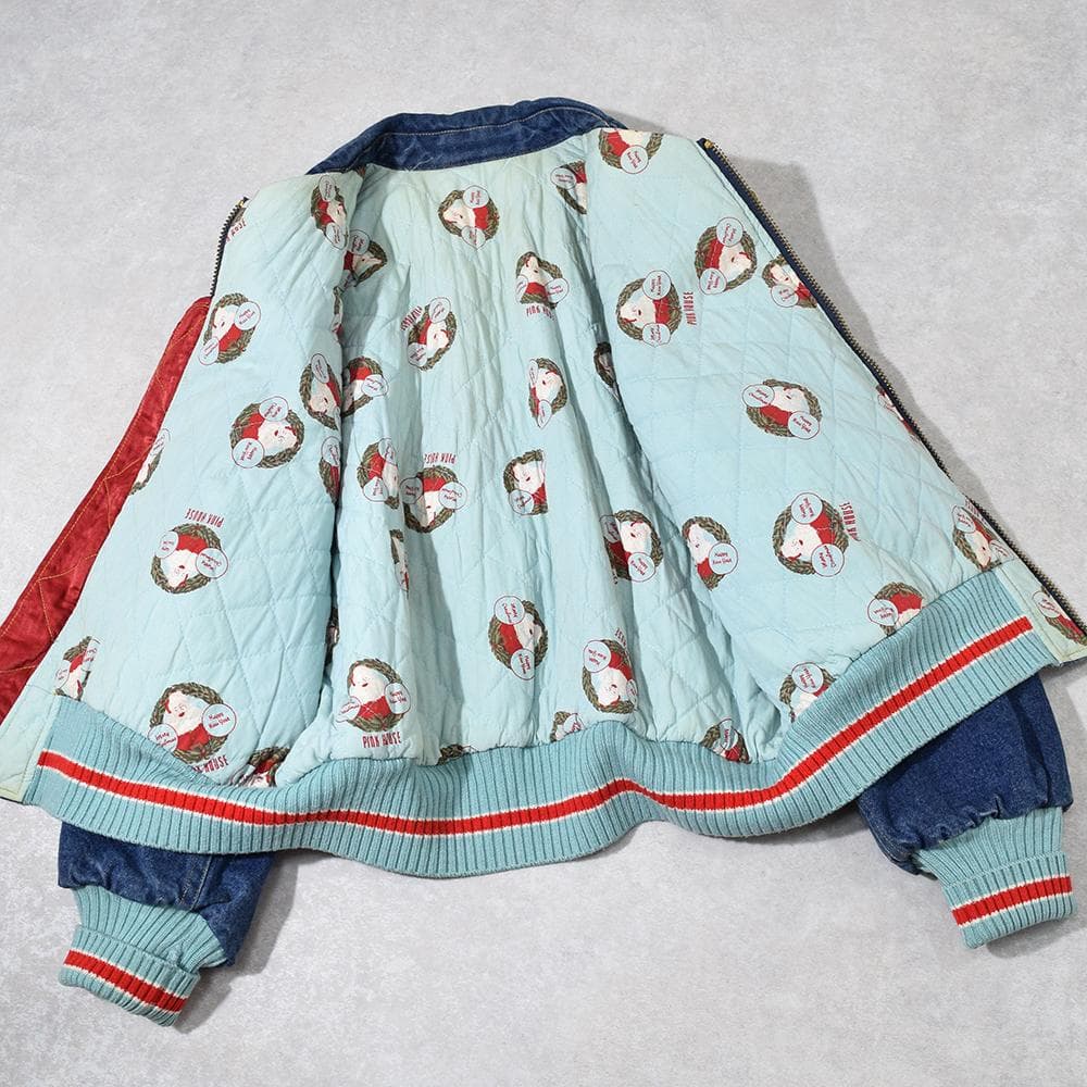 90s 金子功 ピンクハウス PINK HOUSE ゼッケン付き デニムブルゾン