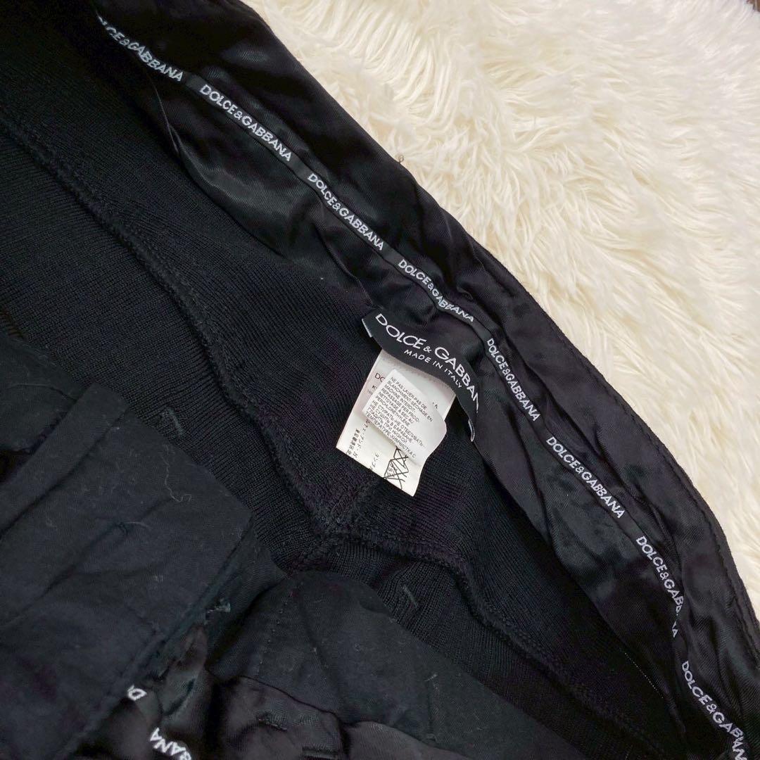 DOLCE & GABBANA ニットパンツ ブラック 48 キレイめ 上品