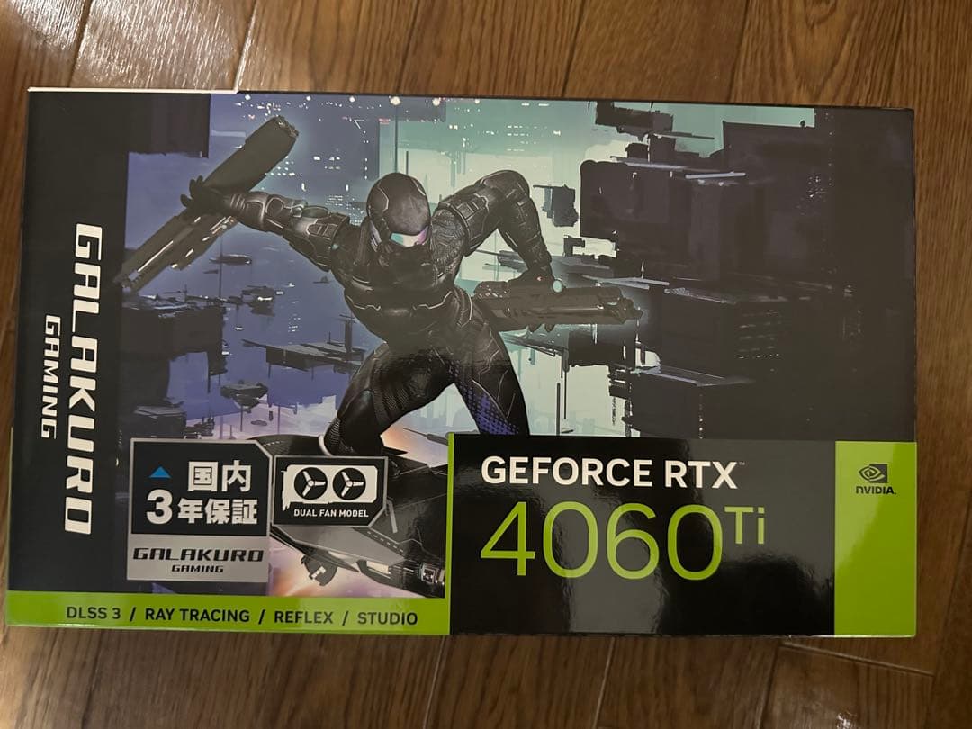 グラフィックボード・グラボ・ビデオカード GALAKURO GeForce RTX 4060 Ti