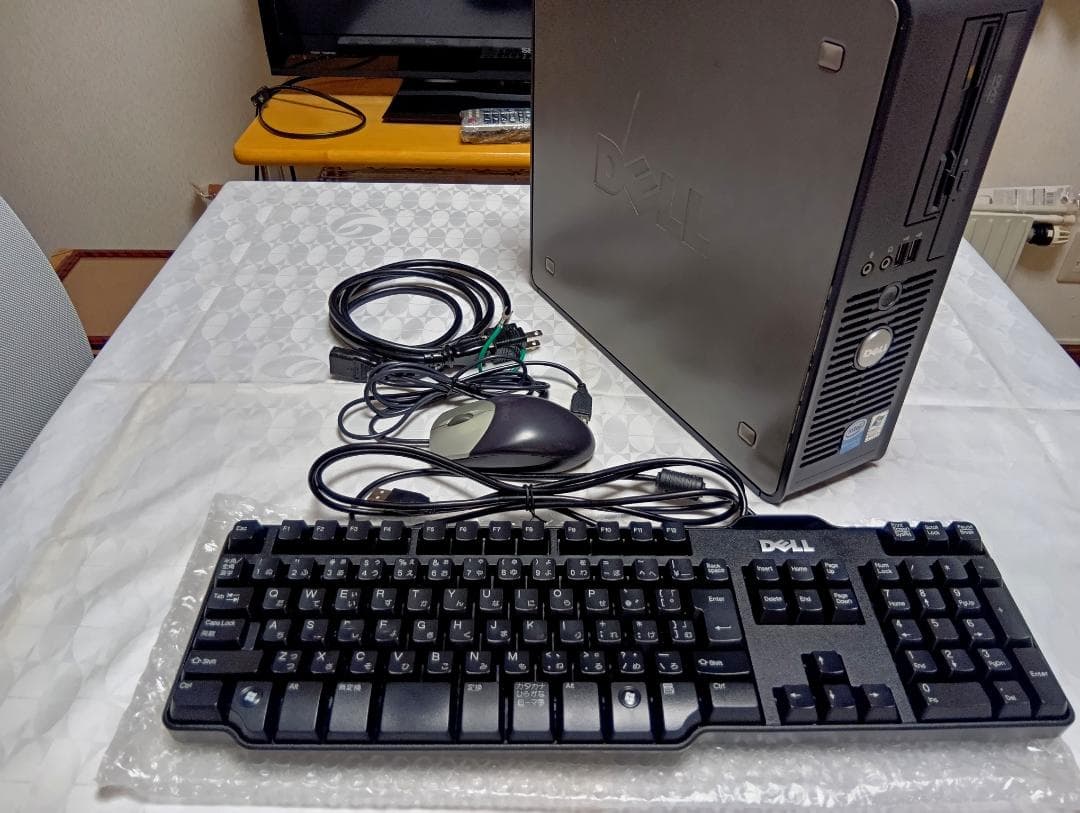 デル optiplex gx520 xp/win7 デュアルブート FDD 搭載