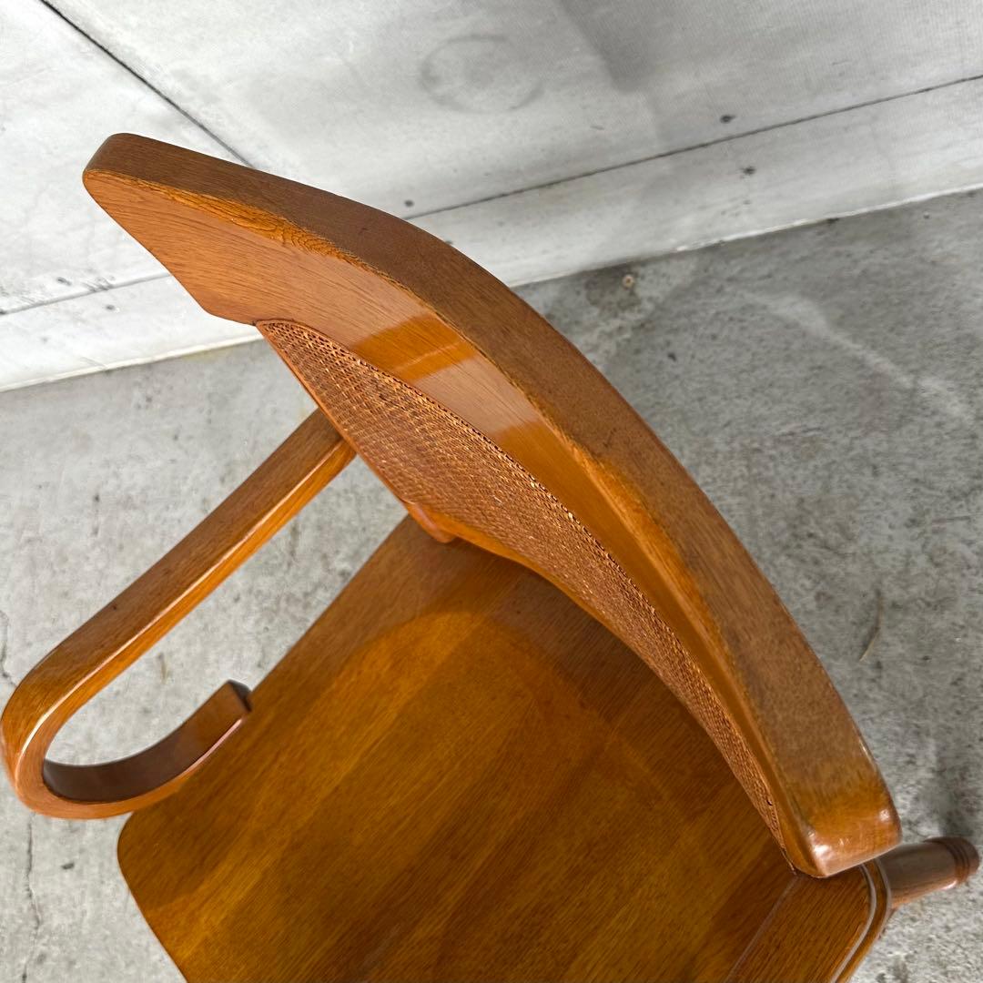 ✿柏木工✿ KASHIWA ダイニングチェア 木の温もりと籐の粋な調べ