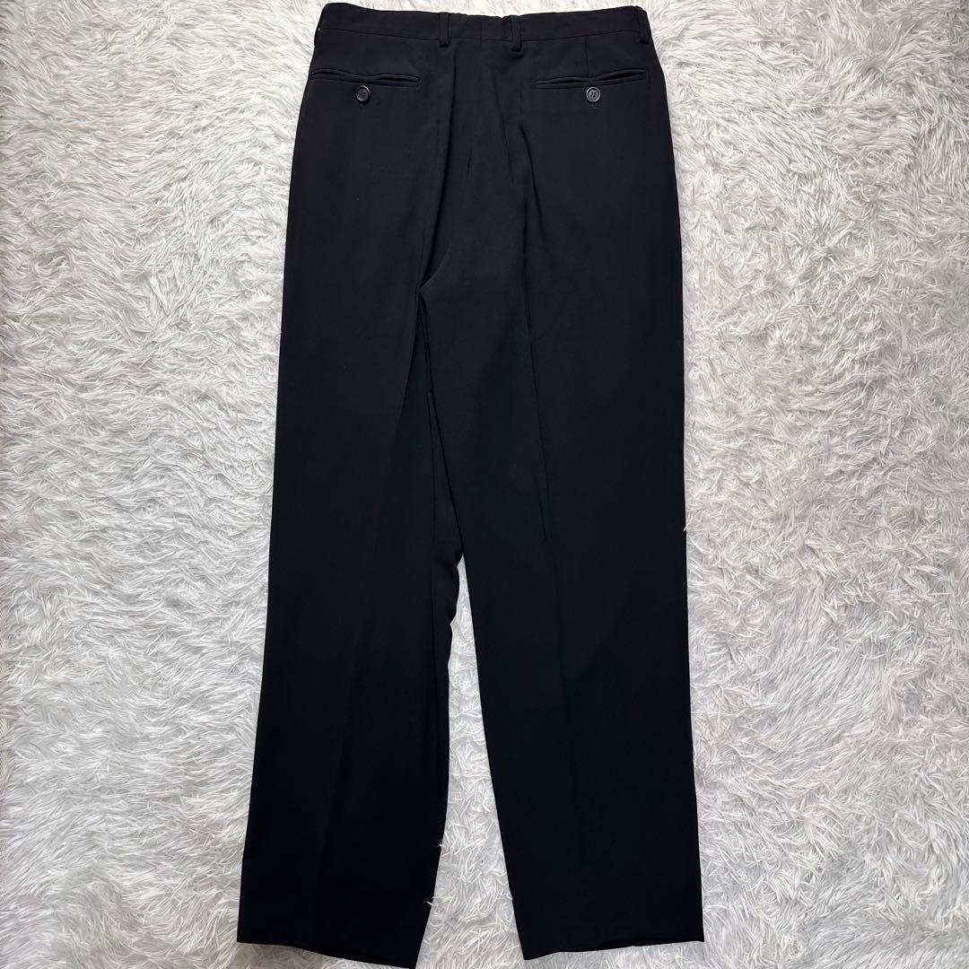 未使用級 ジョージオアルマーニ セットアップ 黒 総裏 大きいサイズ 50