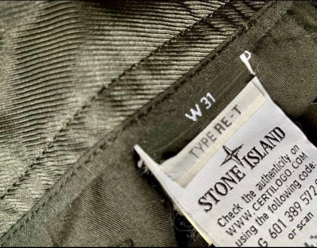 STONE  ブラック カーゴパンツ W31