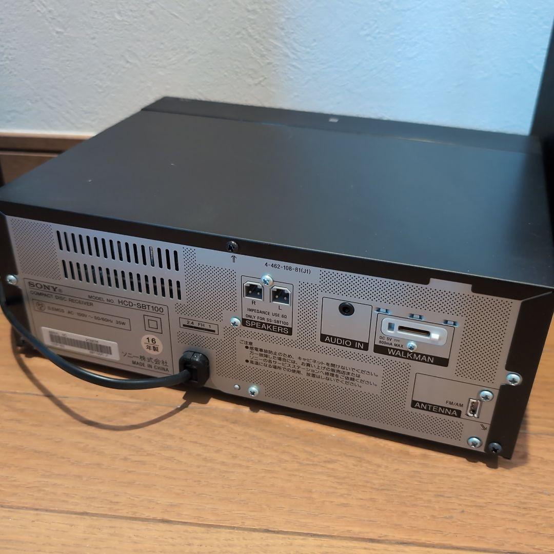SONY HCD-SBT100 CD Bluetooth ラジオ ミニコンポ
