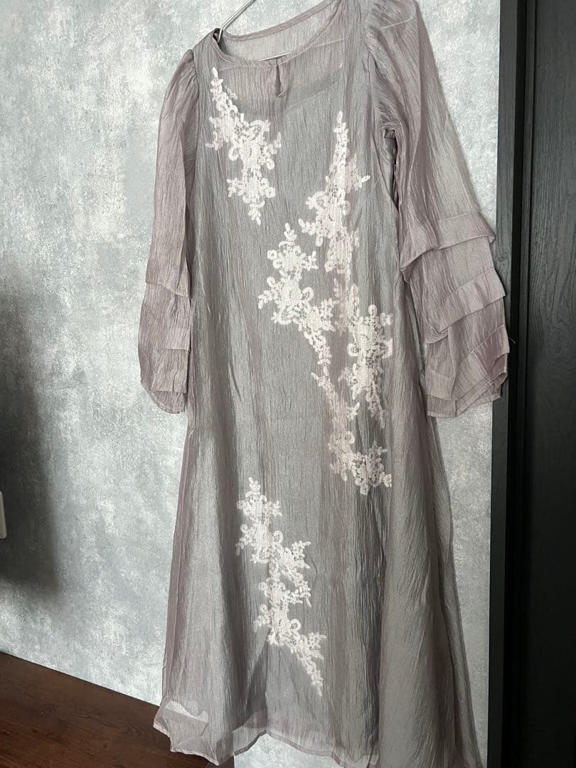 ＊美品＊ le'rure シアーaラインワンピース