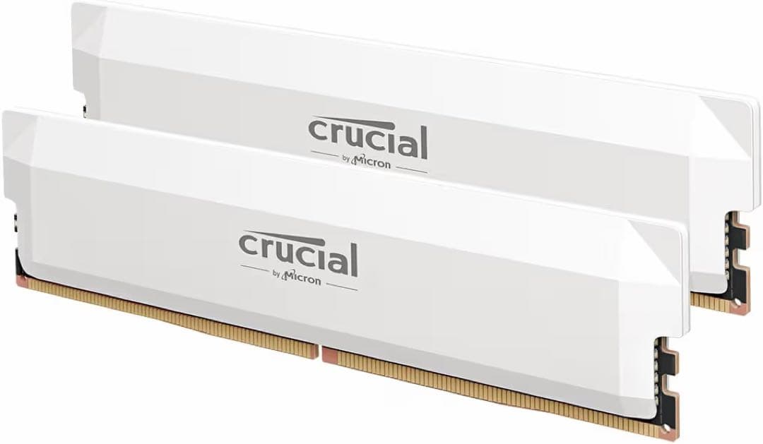 Crucial Pro DDR5-6400 32GB (16GBx2) ホワイト
