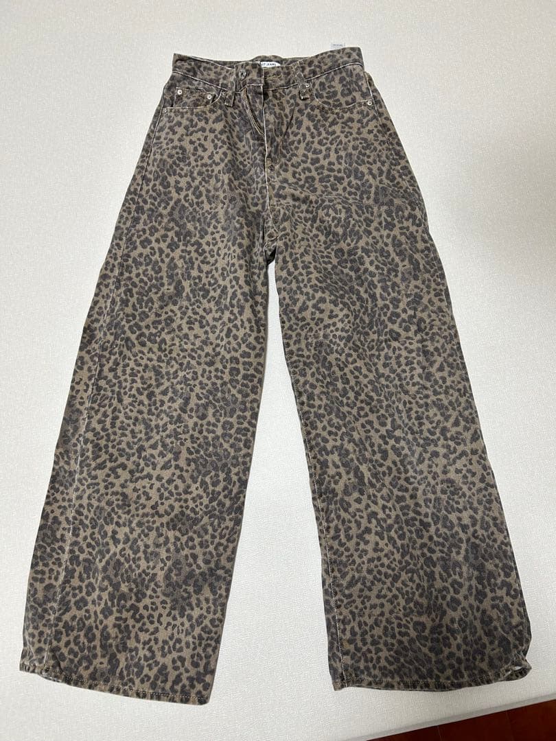 パンツ SLY LEOPARD WIDE LEG PT-D