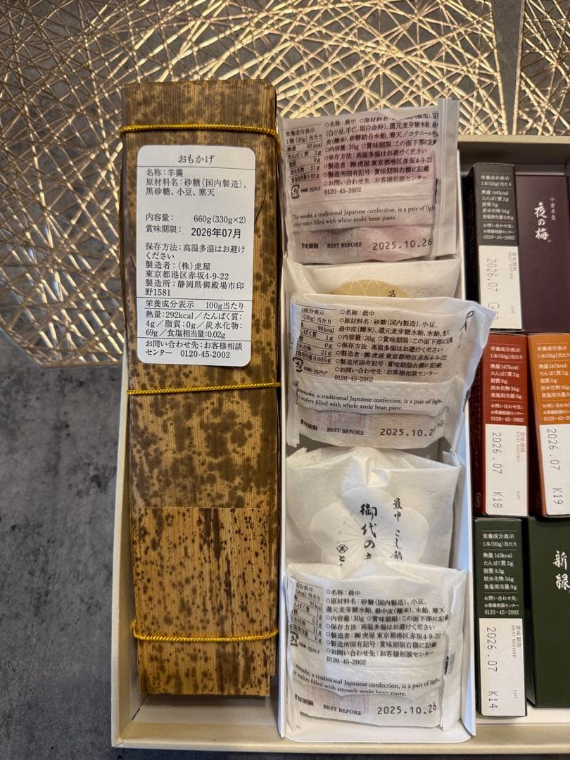 虎屋　羊羹詰合せ 7号