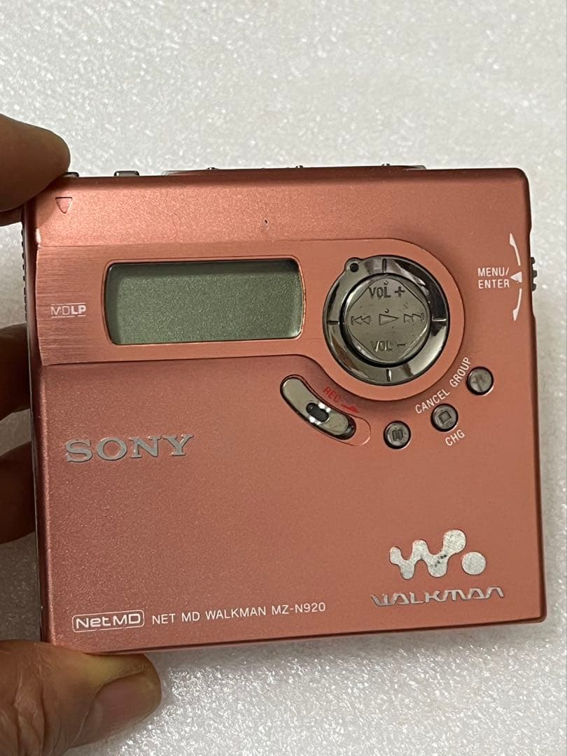 SONY ポータブルMDプレーヤー MZ-N920動作未確認です