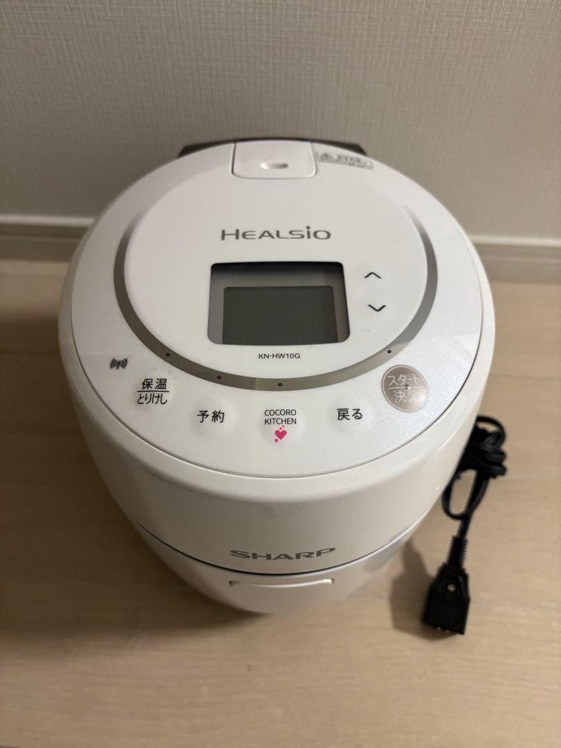 SHARP HEALSIO 炊飯器 NN-HW10G-W