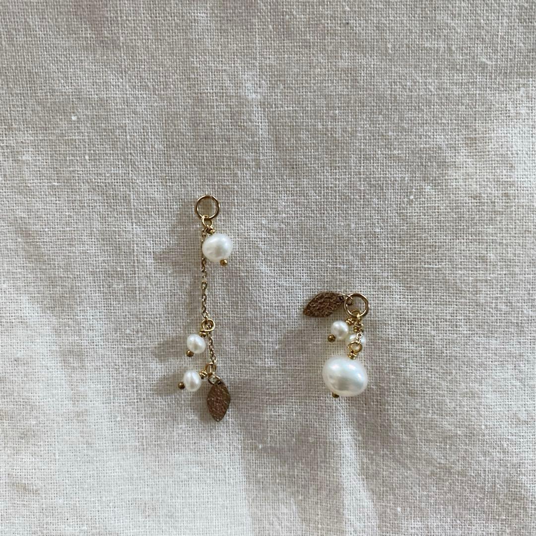 し*ん様 agete K10 パールピアスチャーム