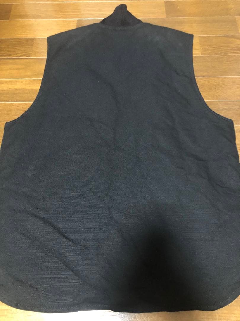 即決 美品 カーハート ベスト ブラック M