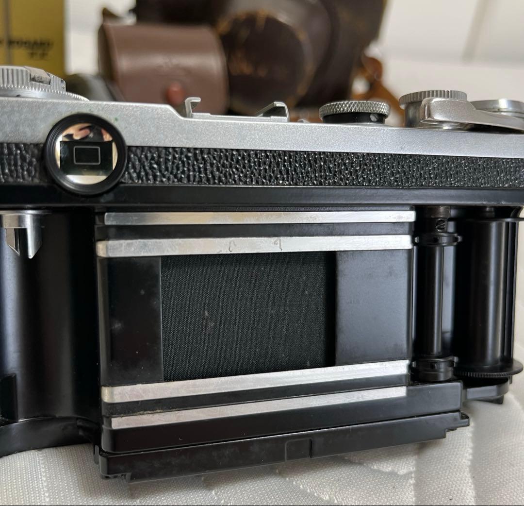 Nikon S2 フィルムカメラ レザーケース付き　後期