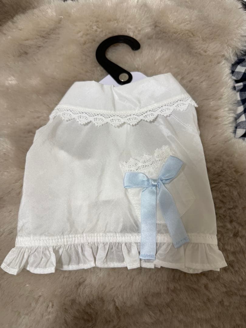 犬服・アクセサリー louisdog White Pearl Blouse