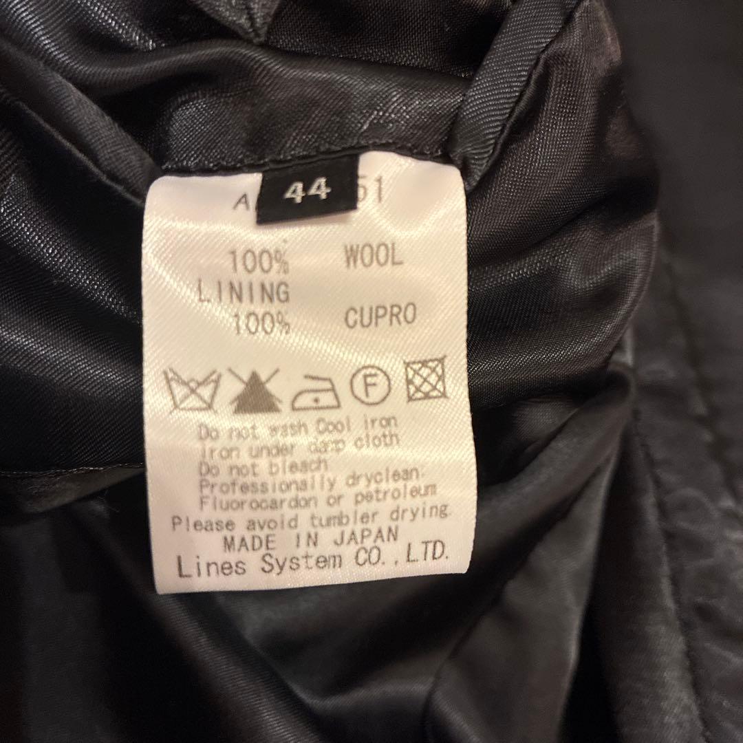 ato テーラードジャケット 黒 ブラック 44