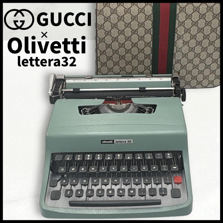【超希少‼️】GUCCI × Olivetti タイプライター GG シェリー