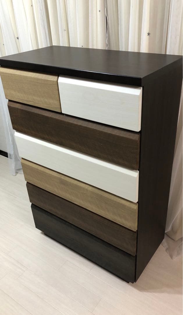 フィナンシェさま専用！ 北欧風カラフル6段チェスト