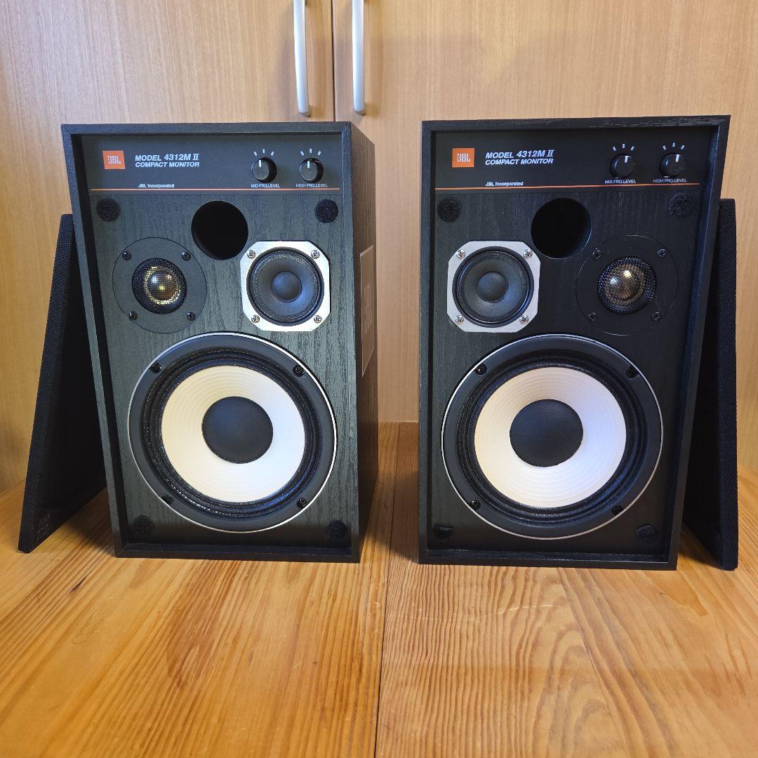 【完動美品】JBL4312M ⅡBKペアスピーカー音出し良好