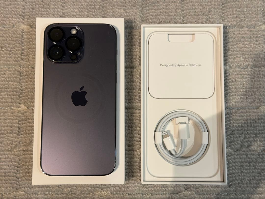 【あゆみ】iPhone 14 Pro Max ディープパープル 128GB