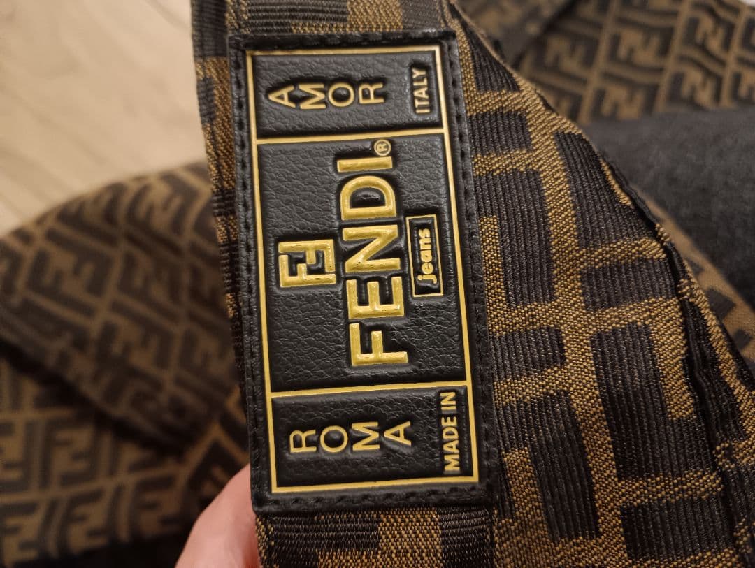 ヴィンテージ　フェンディ　Fendi FFロゴパターン　パンツ　ズッカ柄
