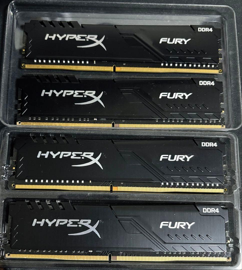 【動作確認済】DDR4メモリ 32gb Kingston fury